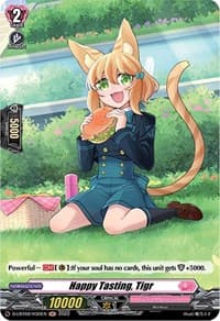 Happy Tasting, Tigr (Holo) - D-LBT02: Lyrical Monasterio ~It's a New School Term!~ - Cardfight Vanguard card