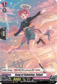Song of Salvation, Tulael (Holo) - D-LBT02: Lyrical Monasterio ~It's a New School Term!~ - Cardfight Vanguard card