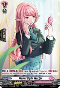 Fluent Style, Marijn (Holo) - D-LBT02: Lyrical Monasterio ~It's a New School Term!~ - Cardfight Vanguard card