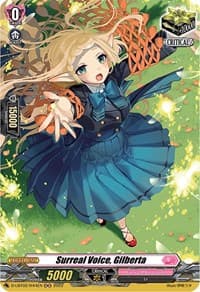Surreal Voice, Gilberta (Holo) - D-LBT02: Lyrical Monasterio ~It's a New School Term!~ - Cardfight Vanguard card