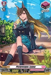 Picturesque, Luana (Holo) - D-LBT02: Lyrical Monasterio ~It's a New School Term!~ - Cardfight Vanguard card