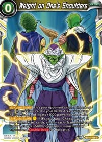 Weight on One's Shoulders - Ultimate Squad - Dragon Ball Super: Masters card