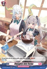 Thoughts into Forms (Holo) - D-LBT02: Lyrical Monasterio ~It's a New School Term!~ - Cardfight Vanguard card