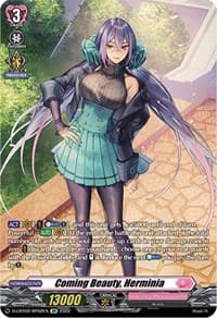 Coming Beauty, Herminia (SP) - D-LBT02: Lyrical Monasterio ~It's a New School Term!~ - Cardfight Vanguard card