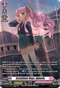 Scintillate Rays, Ophelia (SP) - D-LBT02: Lyrical Monasterio ~It's a New School Term!~ - Cardfight Vanguard card