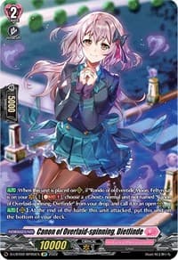Canon of Overlaid-spinning, Dietlinde (SP) - D-LBT02: Lyrical Monasterio ~It's a New School Term!~ - Cardfight Vanguard card