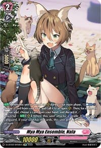 Mya Mya Ensemble, Nala (SP) - D-LBT02: Lyrical Monasterio ~It's a New School Term!~ - Cardfight Vanguard card