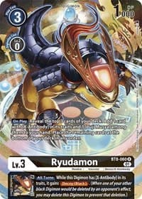 Ryudamon (Alternate Art) - New Awakening - Digimon Card Game card