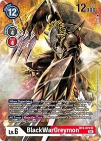 BlackWarGreymon (Alternate Art) - New Awakening - Digimon Card Game card