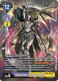 Ophanimon Falldown Mode (Alternate Art) - New Awakening - Digimon Card Game card