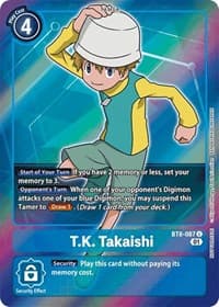 T.K. Takaishi (Box Topper) - New Awakening - Digimon Card Game card