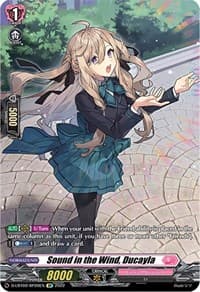 Sound in the Wind, Ducayla (SP) - D-LBT02: Lyrical Monasterio ~It's a New School Term!~ - Cardfight Vanguard card