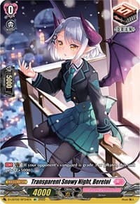 Transparent Snowy Night, Beretoi (SP) - D-LBT02: Lyrical Monasterio ~It's a New School Term!~ - Cardfight Vanguard card