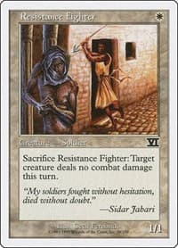 Resistance Fighter - Classic Sixth Edition - Magic: The Gathering card