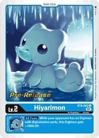 Hiyarimon - New Awakening Pre-Release Cards - Digimon Card Game card