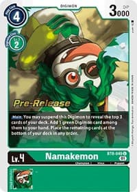 Namakemon - New Awakening Pre-Release Cards - Digimon Card Game card