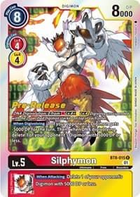 Silphymon - New Awakening Pre-Release Cards - Digimon Card Game card