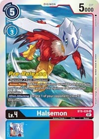 Halsemon - New Awakening Pre-Release Cards - Digimon Card Game card