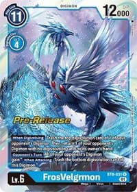 FrosVelgrmon - New Awakening Pre-Release Cards - Digimon Card Game card