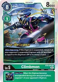 Climbmon - New Awakening Pre-Release Cards - Digimon Card Game card