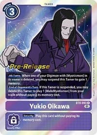 Yukio Oikawa - New Awakening Pre-Release Cards - Digimon Card Game card