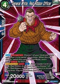 General White, Red Ribbon Officer - Ultimate Squad - Dragon Ball Super: Masters card
