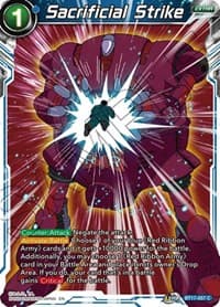 Sacrificial Strike - Ultimate Squad - Dragon Ball Super: Masters card