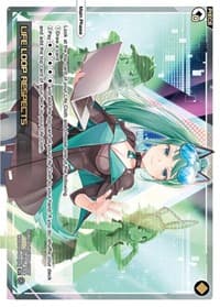 LIFE LOOP RESPECTS - Standup Diva - WIXOSS card