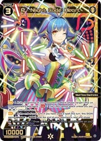 P - Night, Code: Heart - Standup Diva - WIXOSS card
