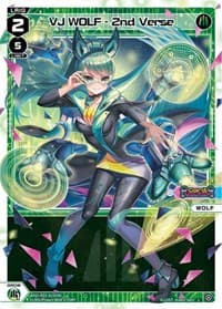 VJ WOLF - 2nd Verse - Standup Diva - WIXOSS card