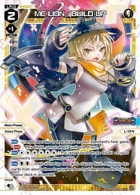 MC LION - BUILD UP - Standup Diva - WIXOSS card