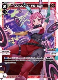 DJ LOVIT - RE: EDIT - Standup Diva - WIXOSS card