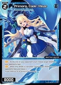 Primora, Code: Maze - Standup Diva - WIXOSS card