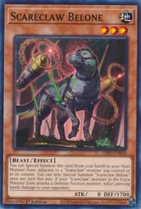 Scareclaw Belone - Dimension Force - YuGiOh card