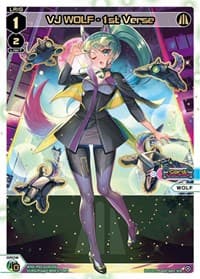 VJ WOLF - 1st Verse (SCR) - Standup Diva - WIXOSS card