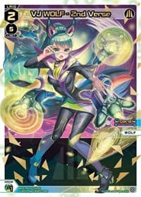 VJ WOLF - 2nd Verse (SCR) - Standup Diva - WIXOSS card