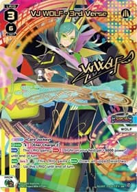 VJ WOLF - 3rd Verse (DiR) - Standup Diva - WIXOSS card