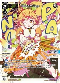 Akino*Clap (Parallel Foil) - Standup Diva - WIXOSS card