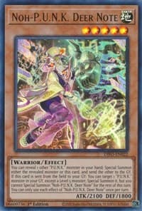 Noh-P.U.N.K. Deer Note - Dimension Force - YuGiOh card
