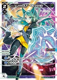 VJ WOLF - REVERB (Parallel Foil) - Standup Diva - WIXOSS card