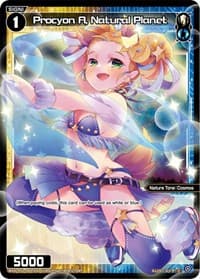 Procyon A, Natural Planet (Parallel Foil) - Standup Diva - WIXOSS card