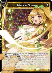 Miracle Draw (Parallel Foil) - Standup Diva - WIXOSS card