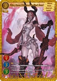 Fleira, Demon Princess of the Black Sword - Become the Hero! - Gate Ruler card
