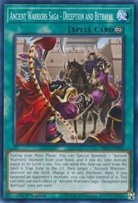 Ancient Warriors Saga - Deception and Betrayal - Dimension Force - YuGiOh card