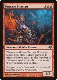 Outrage Shaman - Eventide - Magic: The Gathering card