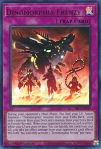 Dinomorphia Frenzy - Dimension Force - YuGiOh card