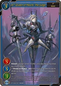 A7 "Queen of Hearts" the Judge - Become the Hero! - Gate Ruler card