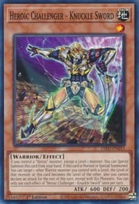Heroic Challenger - Knuckle Sword - Dimension Force - YuGiOh card
