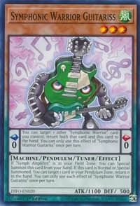 Symphonic Warrior Guitariss - Dimension Force - YuGiOh card
