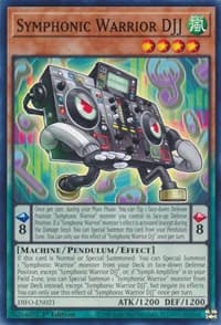 Symphonic Warrior DJJ - Dimension Force - YuGiOh card